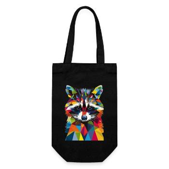 Raton laveur - Sac à bouteille - noir - Devant