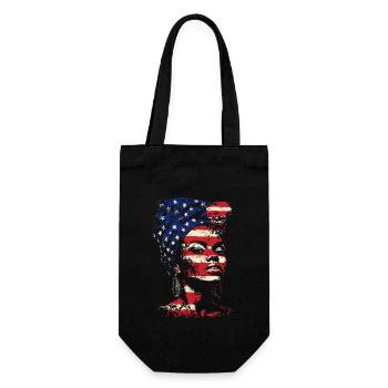 Heritage Afro Amerikanisch Black History Month - Geschenkbeutel für Flaschen - Schwarz - Vorne