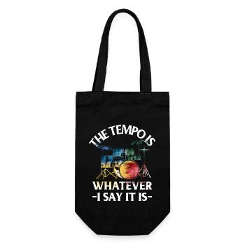 Drums Drumstick Drums Drummer Music Band Rock - Gift Bag for Bottles - black - Front