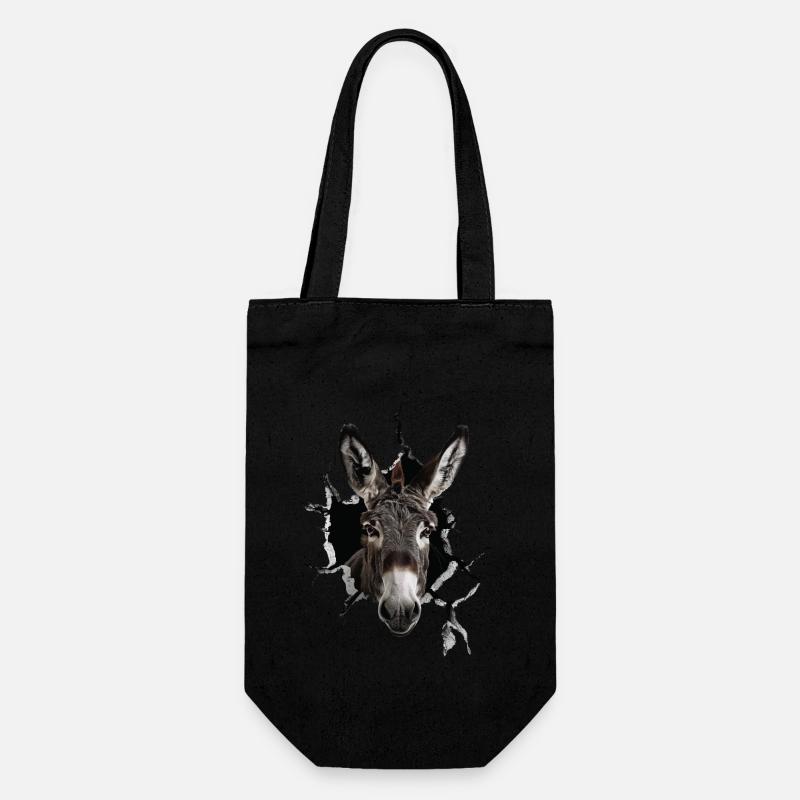 Âne - Sac à bouteille - noir