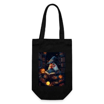 Cadeau d’Halloween Femmes Coq Hommes Enfants Décoration - Sac à bouteille - noir - Devant