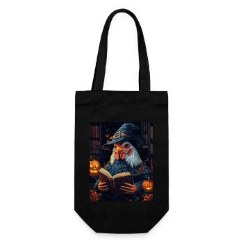 Cadeau d’Halloween Femmes Coq Hommes Enfants Décoration - Sac à bouteille - noir - Devant
