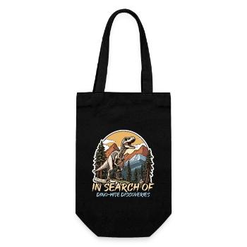 Paleontology In Search of Dino-mite Fossil Hunter - Gift Bag for Bottles - black - Front