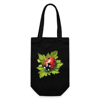Coccinelle Marienkäfer - Sac à bouteille - noir - Devant