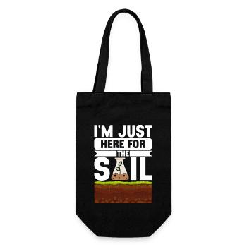 Bodenwissenschaftler Soil Science - Gift Bag for Bottles - black - Front