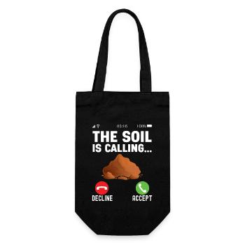 Bodenwissenschaftler Soil Science - Gift Bag for Bottles - black - Front