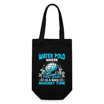 Water-polo où chaque sprint est une course contre Ti - Sac à bouteille - noir - Devant