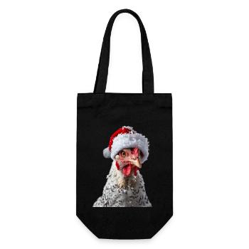 Chicken - Gift Bag for Bottles - black - Front