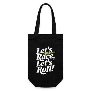 Thrilling Marble Racing Adventures for Enthusiasts - Geschenkbeutel für Flaschen - Schwarz - Vorne