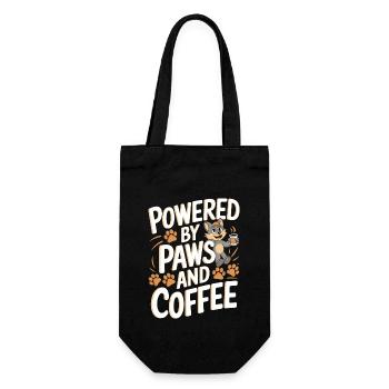 Furry Fandom Enthusiast Cosplay Fun and Fursuiting - Gift Bag for Bottles - black - Front