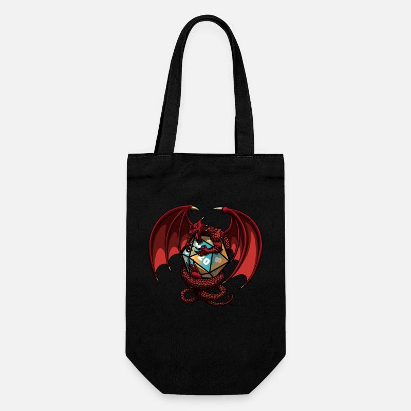 Dungeons Dragon Magic Dungeon - Geschenkbeutel für Flaschen - Schwarz
