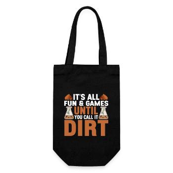 Bodenwissenschaftler Soil Science - Geschenkbeutel für Flaschen - Schwarz - Vorne