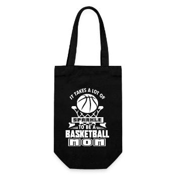 Proud To Be A Basketball Mom - Gift Bag for Bottles - black - Front