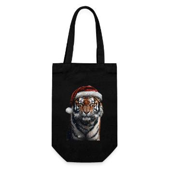 Tiger - Gift Bag for Bottles - black - Front