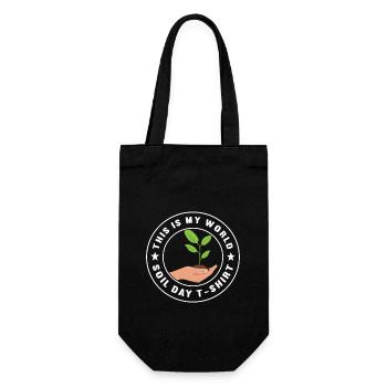 Bodenwissenschaftler Soil Science - Gift Bag for Bottles - black - Front