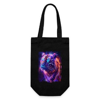 Tiger - Gift Bag for Bottles - black - Front