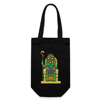 Toutankhamon Mythologie égyptienne extraterrestre - Sac à bouteille - noir - Devant