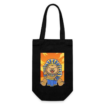 Toutankhamon Paresseux Mythologie égyptienne - Sac à bouteille - noir - Devant