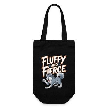 Furry Fandom Enthusiast Cosplay Fun and Fursuiting - Gift Bag for Bottles - black - Front