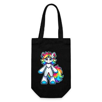 Furry Fandom Enthusiast Cosplay Fun and Fursuiting - Gift Bag for Bottles - black - Front