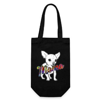 Chihuahua Chihuahua Mama - Gift Bag for Bottles - black - Front