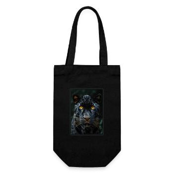 Panthers Panther - Geschenkbeutel für Flaschen - Schwarz - Vorne
