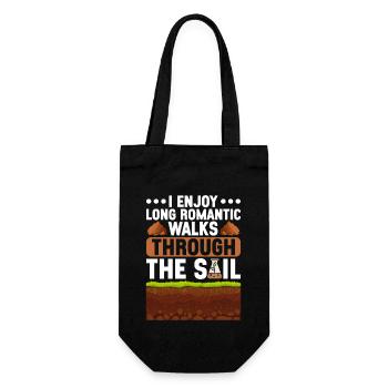 Bodenwissenschaftler Soil Science - Geschenkbeutel für Flaschen - Schwarz - Vorne