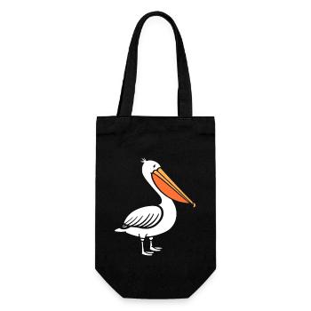 pelican - Gift Bag for Bottles - black - Front