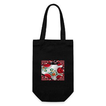 Peru Flag Lima South America - Gift Bag for Bottles - black - Front