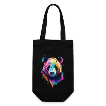 Panda - Sac à bouteille - noir - Devant