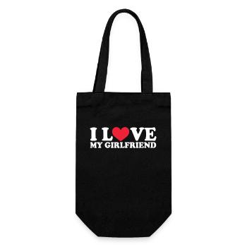 Petite amie Petite amie Relation Couple Amour Couple - Sac à bouteille - noir - Devant