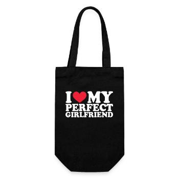 Girlfriend Girlfriend Relationship Couple Love Couple - Gift Bag for Bottles - black - Front