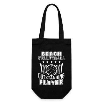 Beach Volleyball Outstanding Player - Gift Bag for Bottles - black - Front