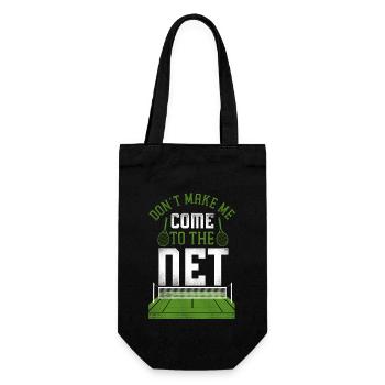 Raquette de joueur de tennis drôle ne pas - Sac à bouteille - noir - Devant
