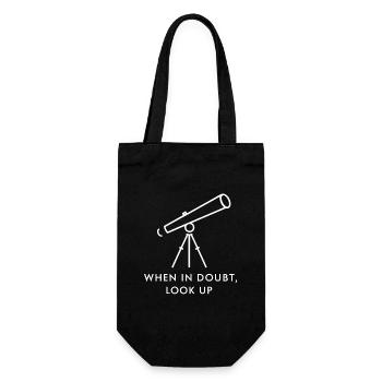 Astronomes amateurs : levez toujours les yeux - Sac à bouteille - noir - Devant