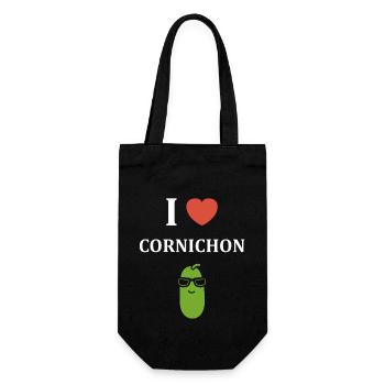 cornichon - Sac à bouteille - noir - Devant