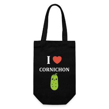 cornichon - Sac à bouteille - noir - Devant