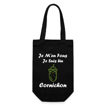 cornichon - Sac à bouteille - noir - Devant