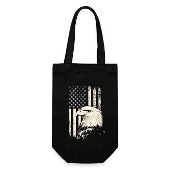 Patriot Bald Eagle – Journée des anciens combattants du 4 juillet - Sac à bouteille - noir - Devant