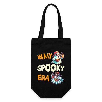 In My Spooky Era Halloween Ghosts - Gift Bag for Bottles - black - Front