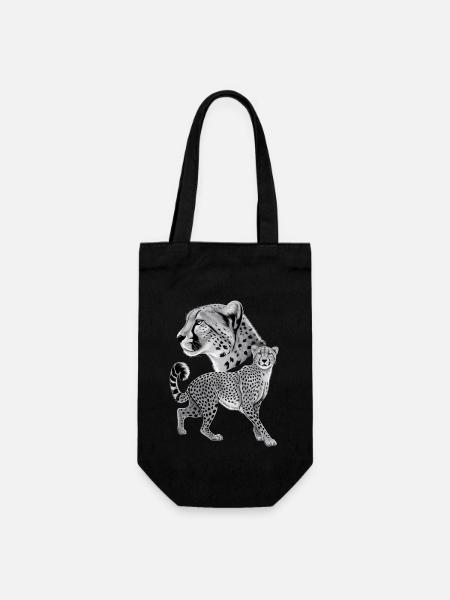 Guépard - Sac à bouteille - noir