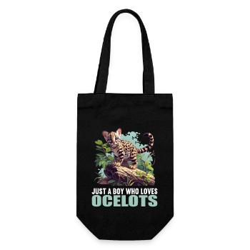 Ocelots Ocelot - Gift Bag for Bottles - black - Front