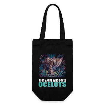 Ocelots Ocelot - Gift Bag for Bottles - black - Front