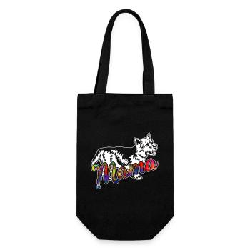 Australian Terrier Australian Terrier Mama - Gift Bag for Bottles - black - Front