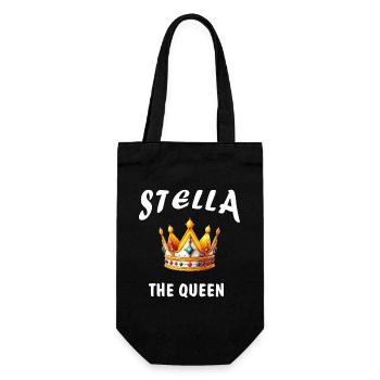 STELLA THE QUEEN - Geschenkbeutel für Flaschen - Schwarz - Vorne
