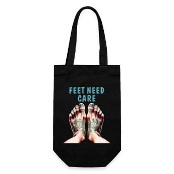 LES PIEDS ONT BESOIN DE SOINS - Sac à bouteille - noir - Devant