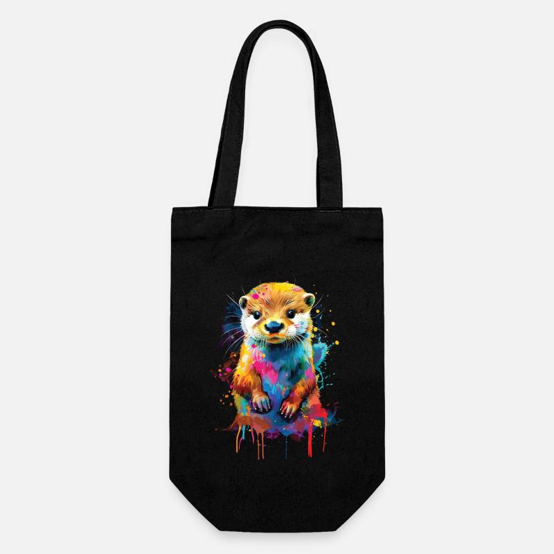 Loutre - Sac à bouteille - noir