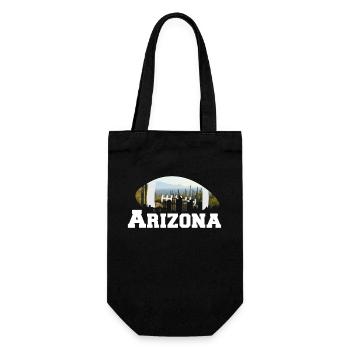 Arizona State Sedona Phoenix Grand Canyon AZ - Gift Bag for Bottles - black - Front