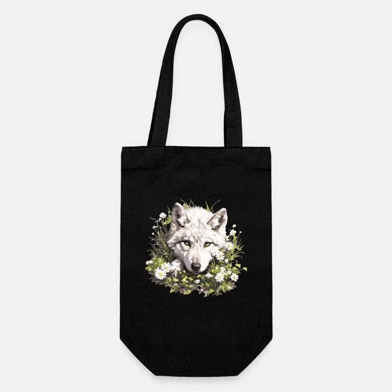 Loups Loup - Sac à bouteille - noir