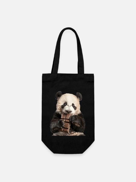 Panda - Sac à bouteille - noir